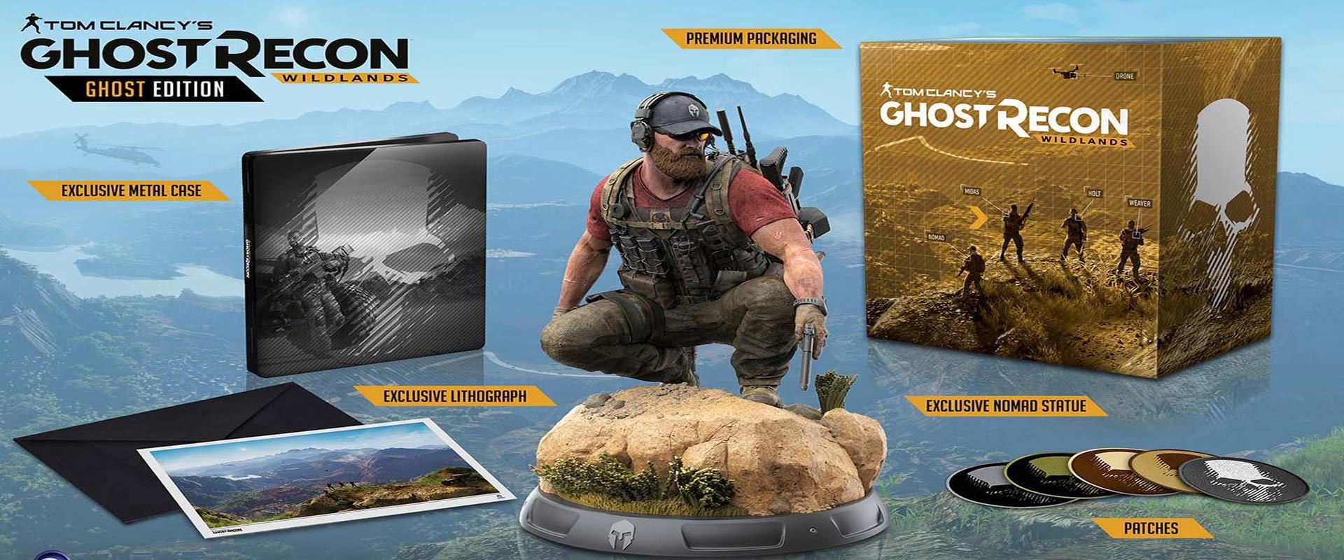 خرید کالکتور Ghost Recon Wildlands Triforce
