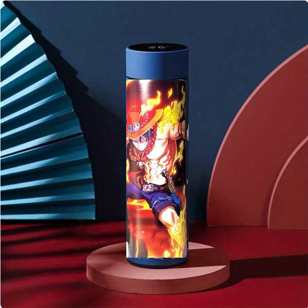 Thermos Water Bottle – فلاسک هوشمند انیمه طرح One Piece – Fire