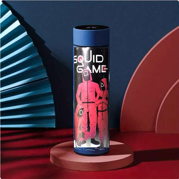 Thermos Water Bottle – فلاسک هوشمند انیمه طرح Squid Game