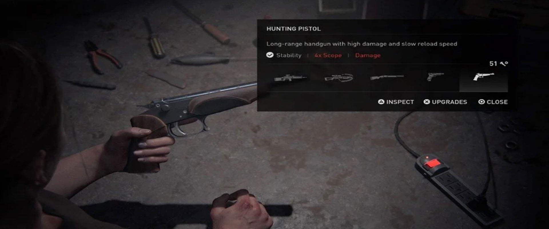 مکان همه سلاح ها در The Last of Us 2 
