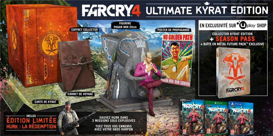 Farcry 4 Kyrat Edition Collector’s Edition – PC Version – کالکتور ادیشن فارکرای ۴