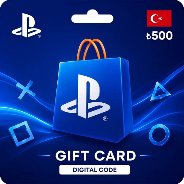 گیفت کارت ۵۰۰ لیر پلی استیشن ترکیه