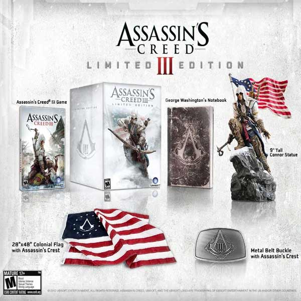 Assassin’s Creed 3 Collector’s Edition – P3 Version – کالکتور ادیشن اساسینز کرید ۳
