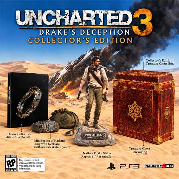 Uncharted 3 Drake’s Deception Collector’s Edition – P4 Version – کالکتور ادیشن آنچارتد ۳